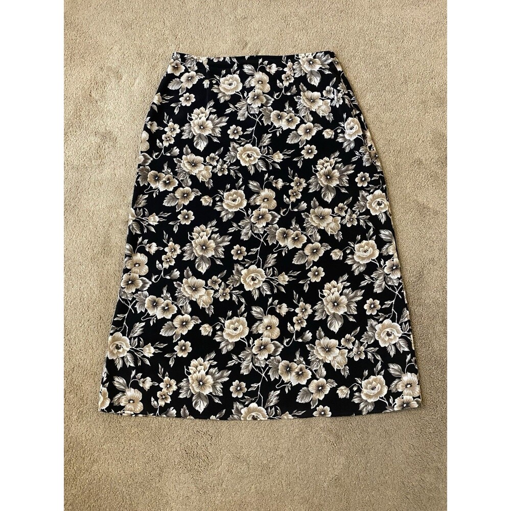 Vintage 90s/Y2K Laura Tyler Floral Maxi Skirt Whimsigoth Size 15/16 Petite - Picture 1 of 10